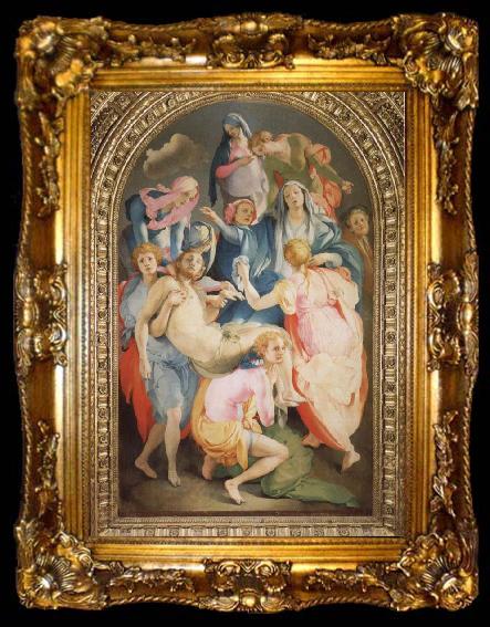 framed  Pontormo, Jacopo Deposition, ta009-2